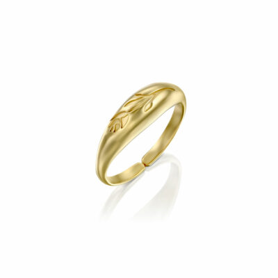 טבעת ואלי זהב מדיום