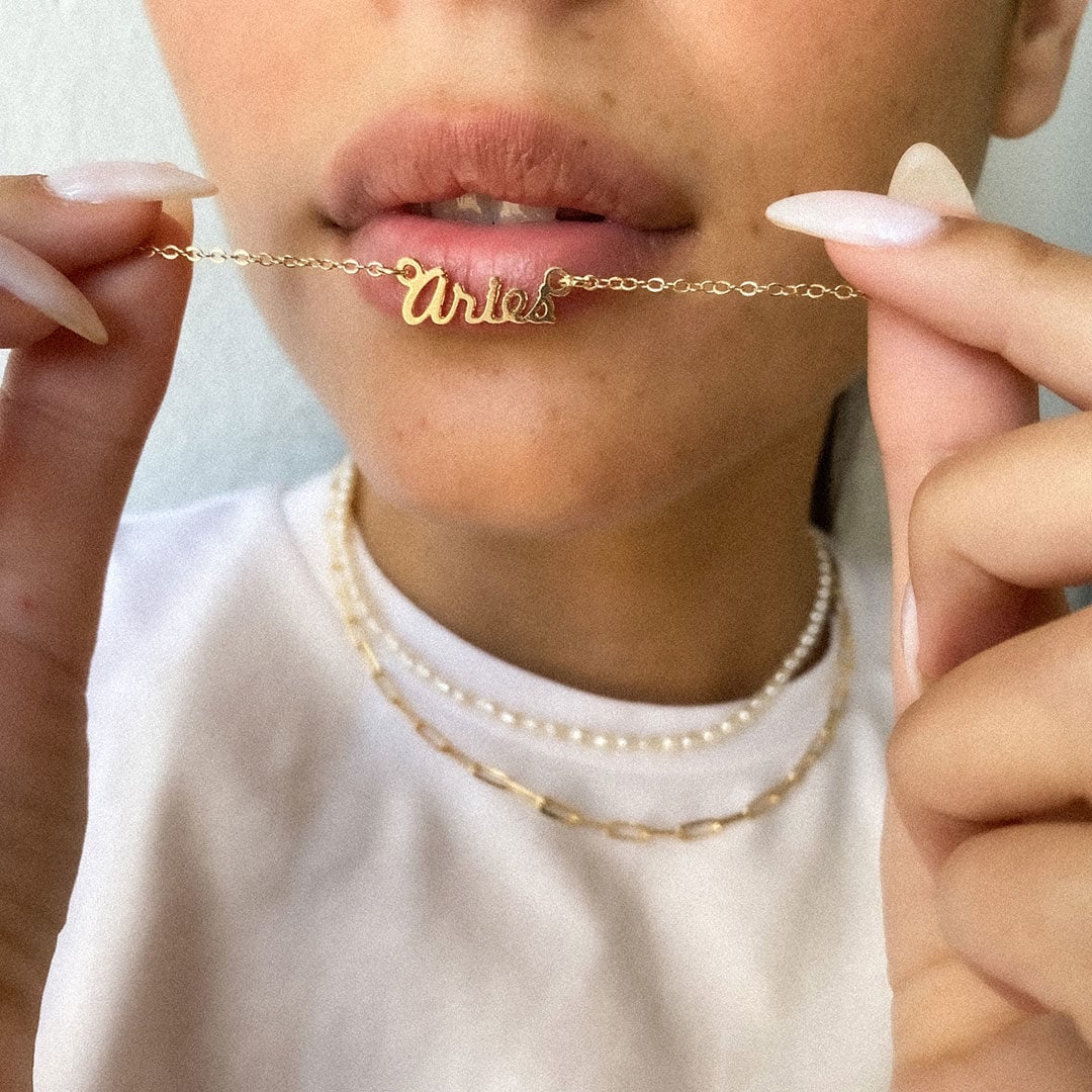 שרשרת מזלות כתב יד - מזל טלה