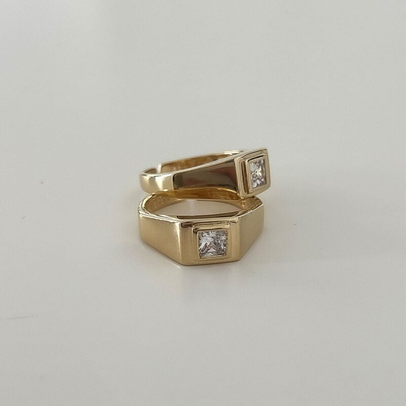 טבעת וינטג׳ קריסטל