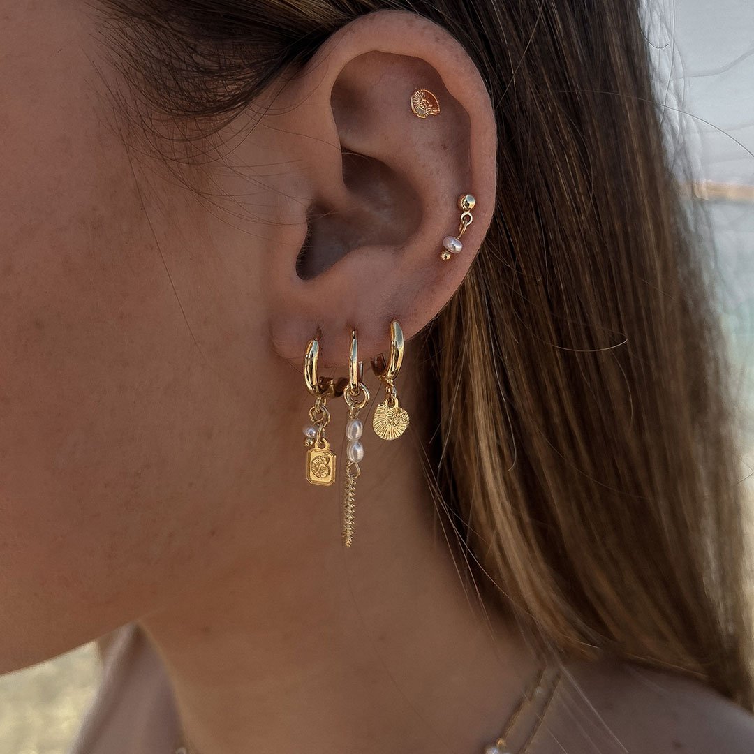 סט עגילים ריף